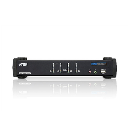 Aten 4-Port USB DVI Dual Link/Audio KVMP Switch