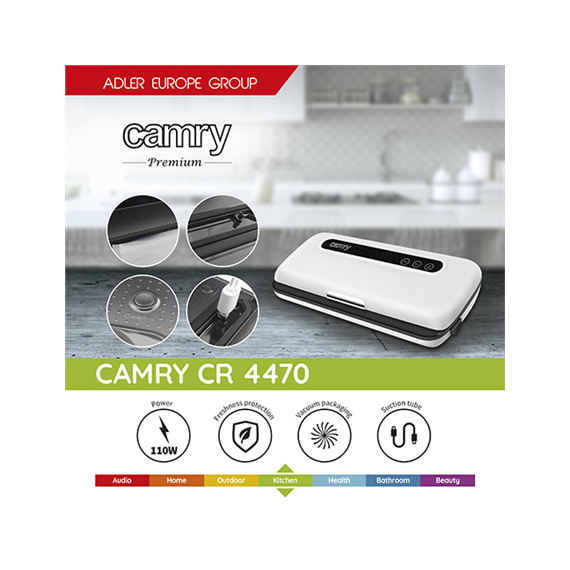 Camry Bar Vacuum sealer CR 4470 Power 110 W, White