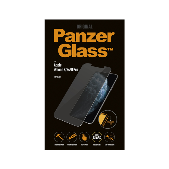 PanzerGlass P2661 Apple, iPhone X/Xs/11 Pro, Tempered glass, Transparent, with Privacy filter