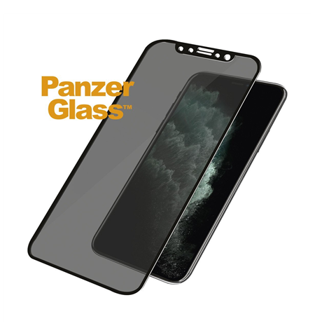 PanzerGlass P2666 Apple, iPhone Xs Max/11 Pro Max, Tempered glass, Black, Case friendly with Privacy filter