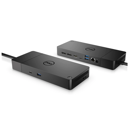 Dell WD19DCS Docking station, Ethernet LAN (RJ-45) ports 1, DisplayPorts quantity 2, USB 3.0 (3.1 Gen 1) ports quantity 3, HDMI 