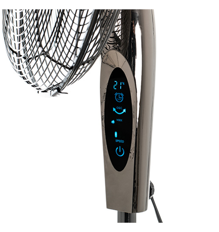 Gerlach Velocity Fan GL 7325 Stand Fan, Number of speeds 3, 190 W, Oscillation, Diameter 45 cm, Silver