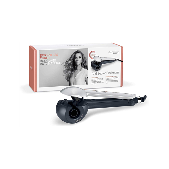 BABYLISS Curl Secret Optimum Hair curler C1600E  Number of temperature settings 3, Ionic function, Silver/Black