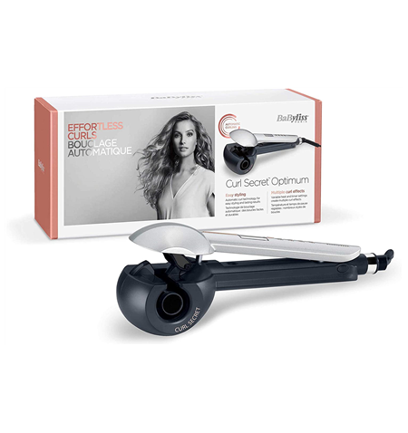 BABYLISS Curl Secret Optimum Hair curler C1600E  Number of temperature settings 3, Ionic function, Silver/Black