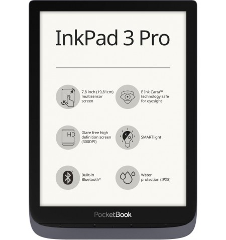 E-Reader|POCKETBOOK|InkPad 3 Pro|7.8 |1872x1404|Grey|PB740-2-J-WW