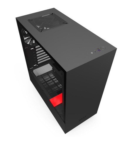 Case|NZXT|H510|MidiTower|Not included|ATX|MicroATX|MiniITX|Colour Black / Red|CA-H510B-BR