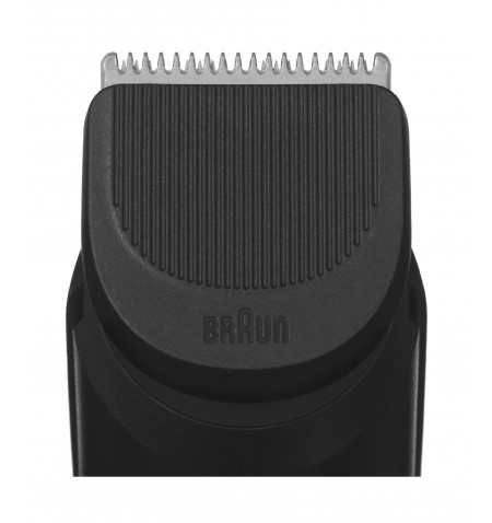 Braun 6-in-1 MGK3220 Men Beard Trimmer, Face, Ear & Nose Trimmer & Hair Clipper, Black