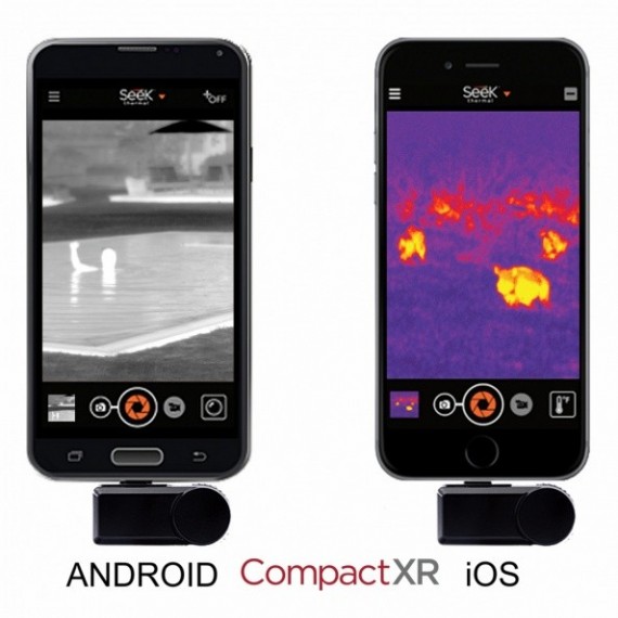 Seek Thermal CompactXR Juoda 206 x 156 pikseliai