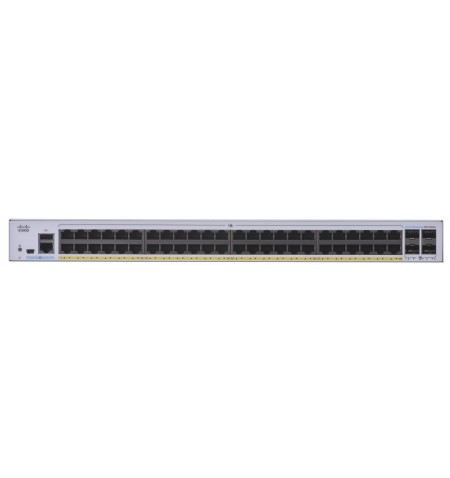 Cisco CBS250-48P-4X-EU tinklo komutatorius Valdomas L2/L3 Gigabit Ethernet (10/100/1000) Sidabras