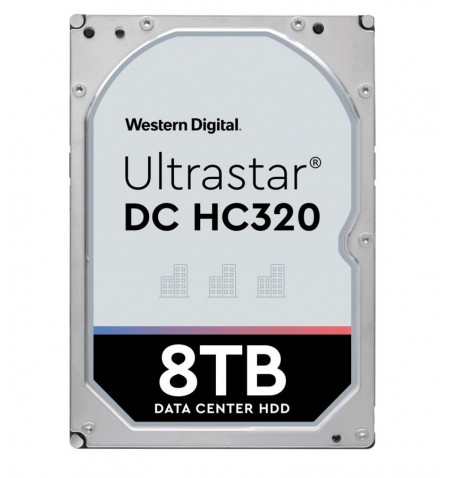 HDD|WESTERN DIGITAL ULTRASTAR|Ultrastar DC HC320|HUS728T8TALE6L4|8TB|SATA 3.0|256 MB|7200 rpm|3,5 |0B36404