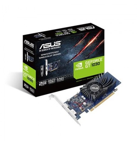 Graphics Card|ASUS|NVIDIA GeForce GT 1030|2 GB|64 bit|PCIE 3.0 16x|GDDR5|Memory 6008 MHz|GPU 1266 MHz|Single Slot Fansink|1xHDMI