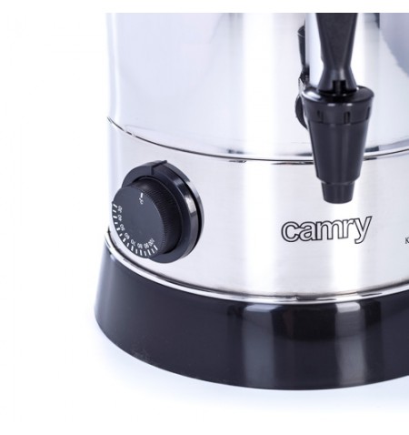 Camry CR 1267 electric kettle 8.8 L 980 W Black, Stainless steel