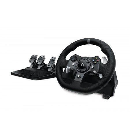 Logitech G G920 Driving Force Black USB 2.0 Steering wheel + Pedals Analogue / Digital PC, Xbox One