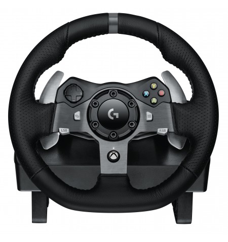 Logitech G G920 Driving Force Black USB 2.0 Steering wheel + Pedals Analogue / Digital PC, Xbox One