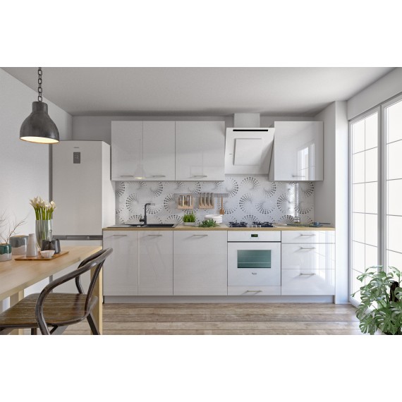 Modular kitchen Tom White/White Gloss