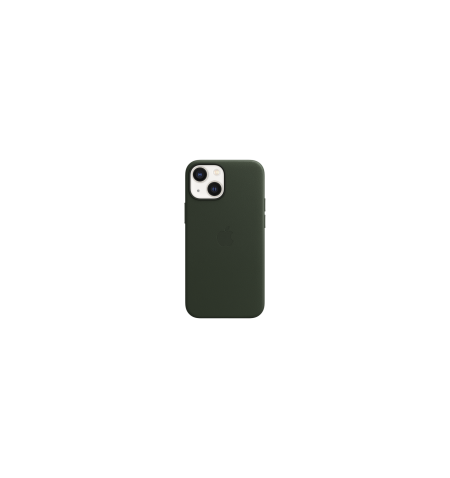 iPhone 13 mini Leather Case with MagSafe - Sequoia Green, Model A2701