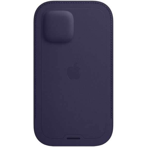 iPhone 12 | 12 Pro Leather Sleeve with MagSafe - Deep Violet, Model A2502