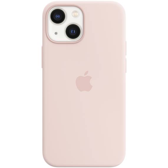 iPhone 13 mini Silicone Case with MagSafe - Chalk Pink, Model A2705