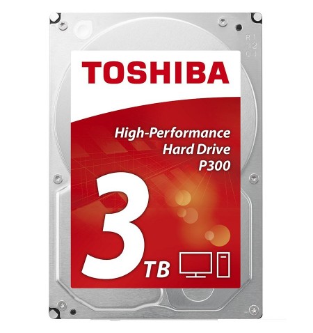 HDD desktop Toshiba P300 (3.5  3TB, 7200RPM, 64MB, NCQ, AF, SATAIII), bulk