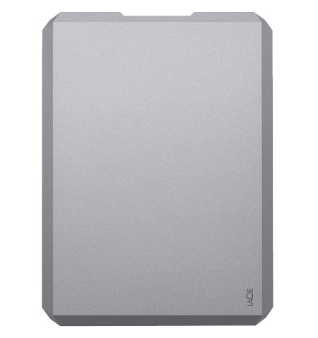 LaCie HDD External Mobile Drive (2.5'/5TB/USB 3.1 TYPE C) Moon Silver