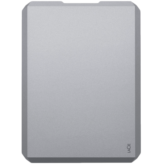 LaCie HDD External Mobile Drive (2.5'/2TB/ USB 3.0/ USB-C) Moon Silver