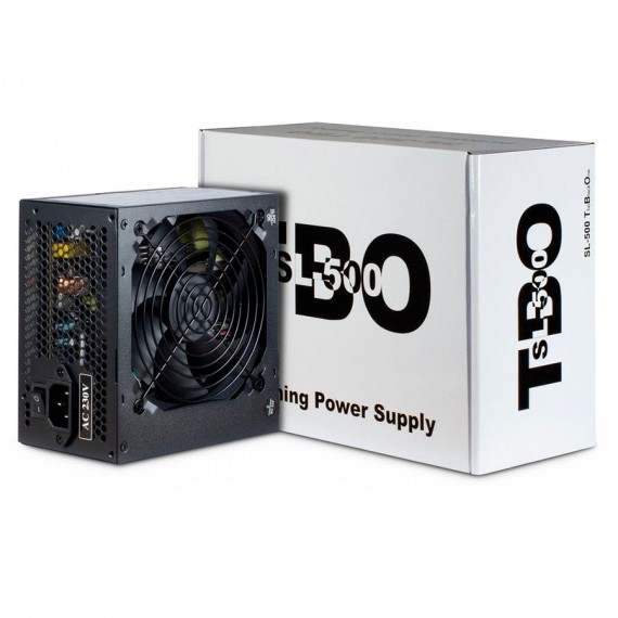 Power Supply INTER-TECH SL-500 TBO AC 230V, 50/60Hz, DC 3.3/5/±12V, 500W, Retail, Passive PFC, 1x120, Black
