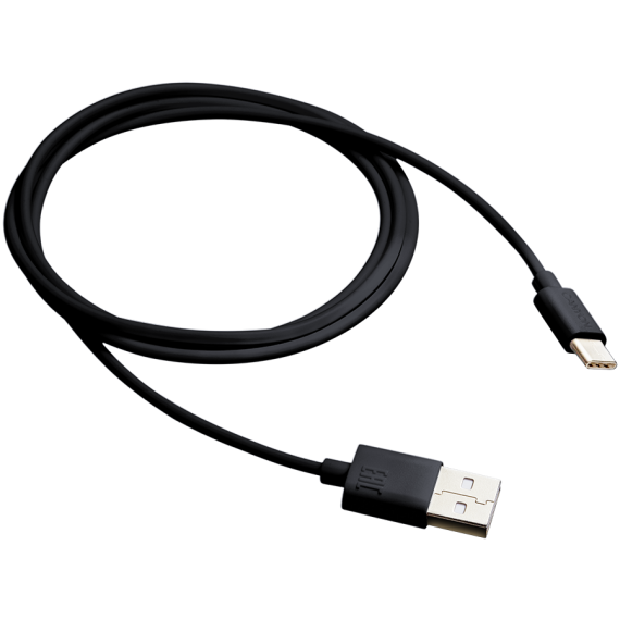 CANYON UC-1 Type C USB Standard cable, cable length 1m, Black, 15 8.2 1000mm, 0.018kg