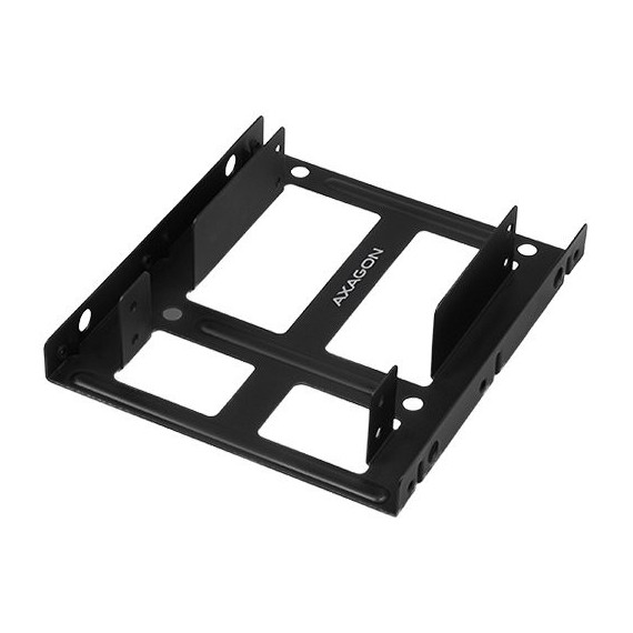 Metal frame for mounting two 2.5  disks into one 3.5  position.
