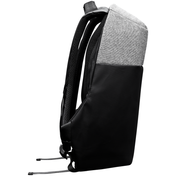 CANYON BP-G9 Anti-theft backpack for 15.6'' laptop, material 900D glued polyester and 600D polyester, black/dark gray, USB cable