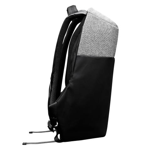 CANYON BP-G9 Anti-theft backpack for 15.6'' laptop, material 900D glued polyester and 600D polyester, black/dark gray, USB cable