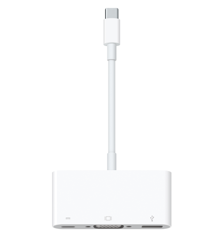 Apple ORIGINAL USB-C VGA Multiport Adapter (VGA, USB A 3.0, UBS-C  macOS Mojave 10.14.6 or later  iOS 12.4 or later)