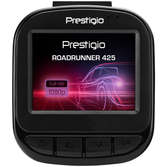 Prestigio RoadRunner 425, 2.0'' LCD (960x240) display, FHD 1920x1080@30fps, HD 1280x720@30fps, GP5168, 2.0 MP CMOS GC2023 image 