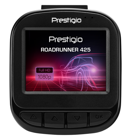 Prestigio RoadRunner 425, 2.0'' LCD (960x240) display, FHD 1920x1080@30fps, HD 1280x720@30fps, GP5168, 2.0 MP CMOS GC2023 image 