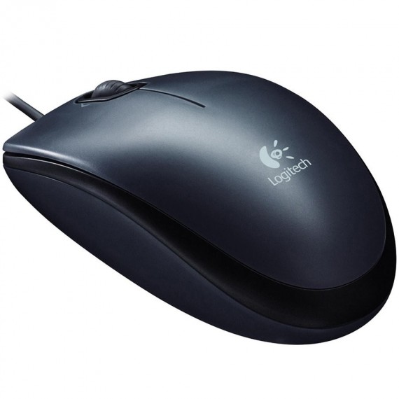 LOGITECH Corded Mouse M90 - EER2 - GREY