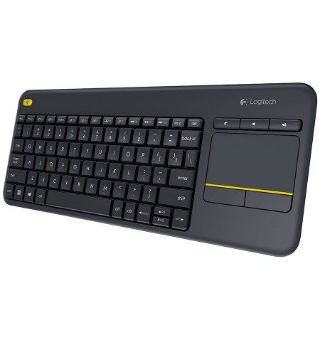 LOGITECH  Wireless Touch Keyboard K400 Plus - DARK - PAN - 2.4GHZ - NORDIC