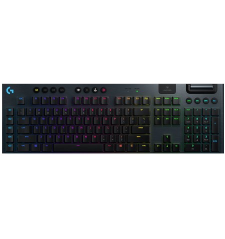 LOGITECH G915 LIGHTSPEED Wireless RGB Mechanical Gaming Keyboard – GL Clicky - CARBON - PAN - 2.4GHZ/BT - NORDIC - CLICKY SWITCH