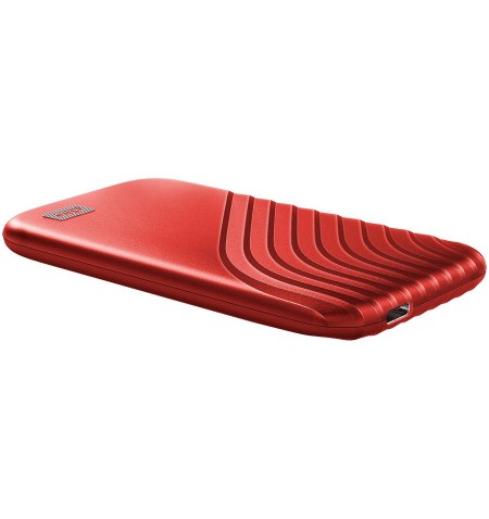 WD 500GB My Passport SSD - Portable SSD, up to 1050MB/s Read and 1000MB/s Write Speeds, USB 3.2 Gen 2 - Red
