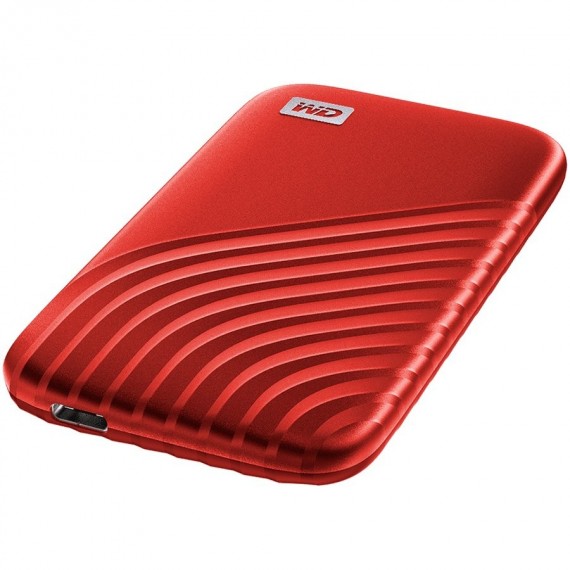 WD 1TB My Passport SSD - Portable SSD, up to 1050MB/s Read and 1000MB/s Write Speeds, USB 3.2 Gen 2 - Red
