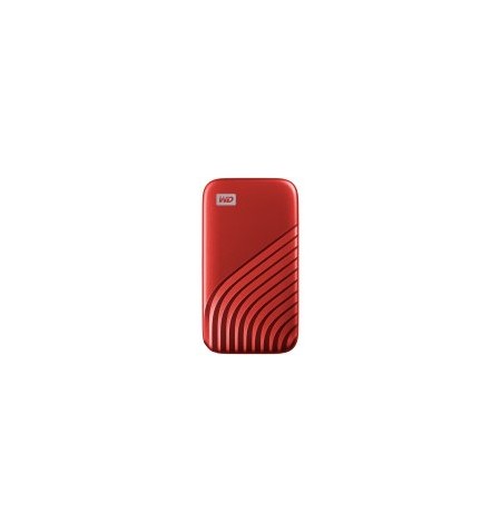 WD 1TB My Passport SSD - Portable SSD, up to 1050MB/s Read and 1000MB/s Write Speeds, USB 3.2 Gen 2 - Red