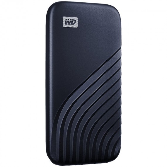 WD 500GB My Passport SSD - Portable SSD, up to 1050MB/s Read and 1000MB/s Write Speeds, USB 3.2 Gen 2 - Midnight Blue