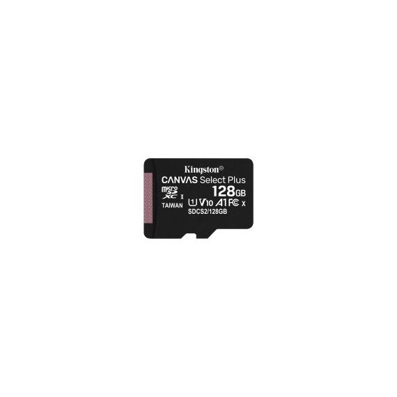 Kingston 128GB microSDXC Canvas Select Plus 100R A1 C10 Single Pack w/o ADP EAN: 740617299076