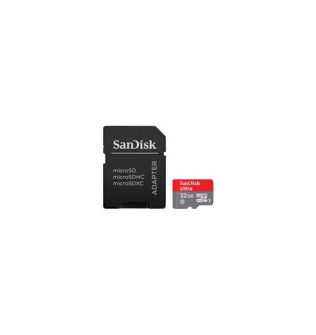SANDISK 32GB microSDHC Card with Adapter