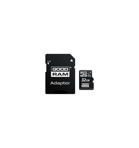 GOODRAM 32GB MICRO CARD class 10 UHS I + adapter