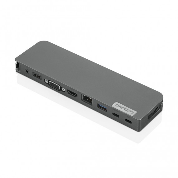 Lenovo USB-C Mini Dock Vielinis USB 3.2 Gen 1 (3.1 Gen 1) Type-C Pilka