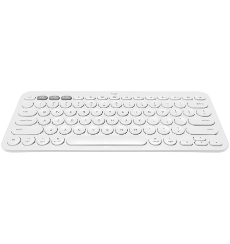 LOGITECH Bluetooth Keyboard K380 Multi-Device - INTNL - US International Layout - WHITE