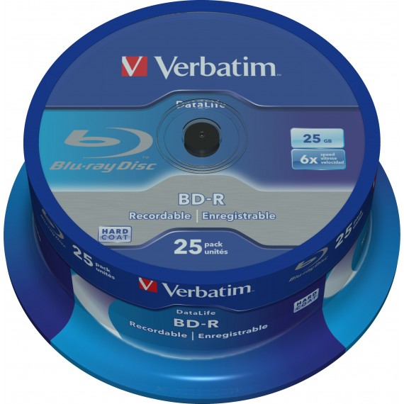 Verbatim Datalife 6x BD-R 25 GB 25 vnt