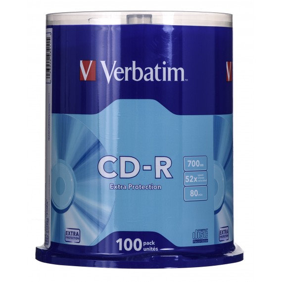 Verbatim CD-R Extra Protection 700 MB 100 vnt