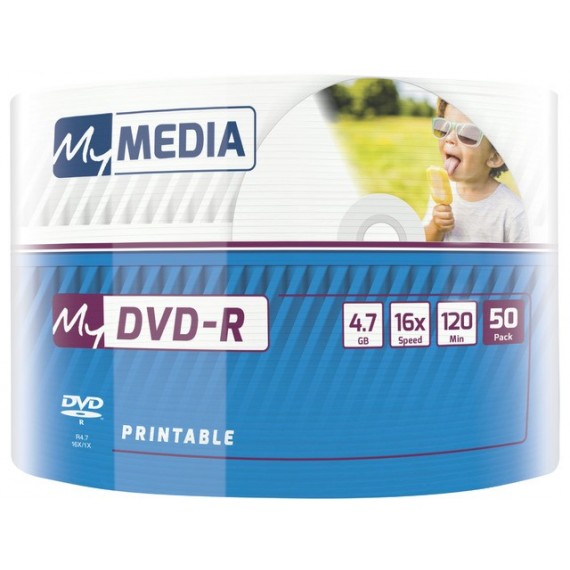 My Media neįrašytas DVD diskas 4,7 GB DVD-R 50 vnt