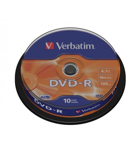 Verbatim DVD-R Matt Silver 4,7 GB 10 vnt