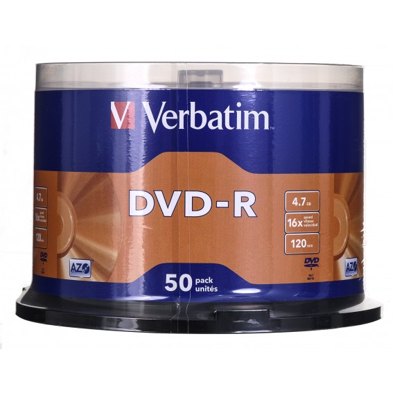 Verbatim DVD-R Matt Silver 4,7 GB 50 vnt